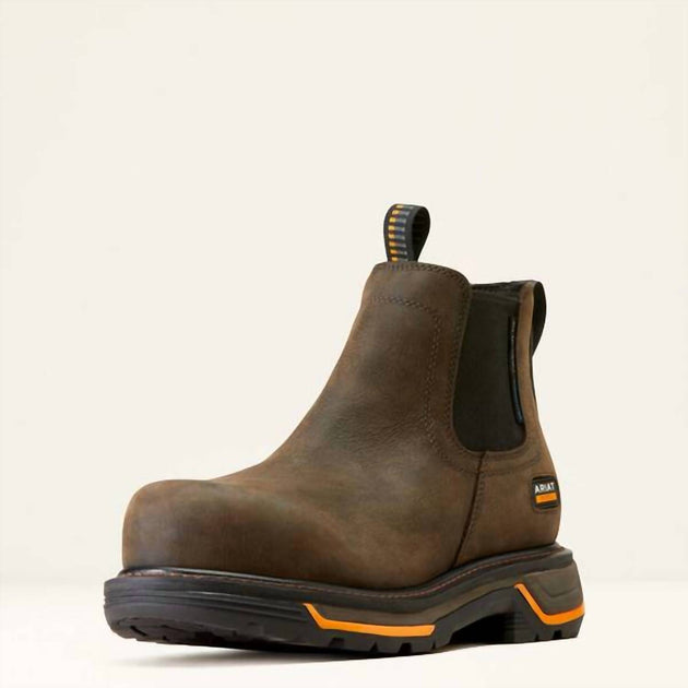 Ariat Big Rig Chelsea Work Boot Brown US 16 3