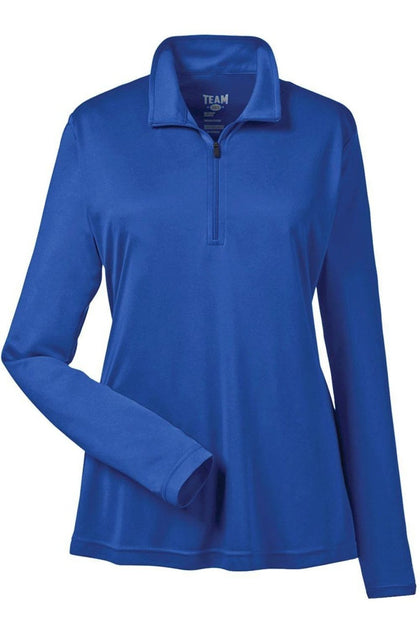Team 365 Damen Zone Performance Viertel-Reißverschluss Pullover Multi XLarge 2