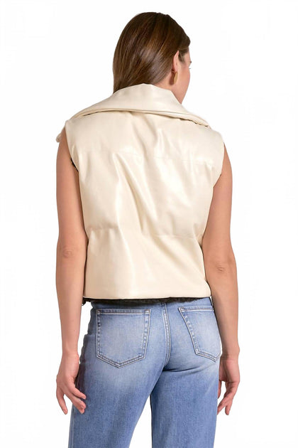 ELAN Reversible Vest Beige Large 4