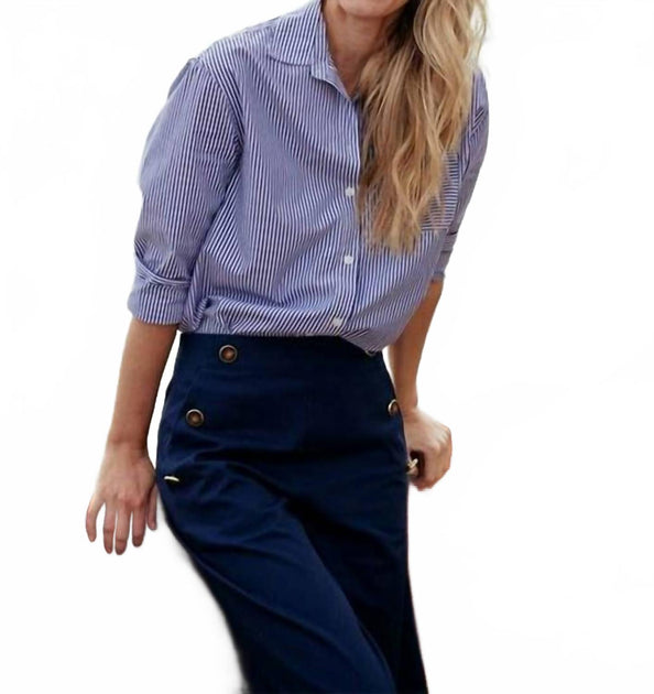 Southern Tide Thalia Sailor Pant Blau US 2 4