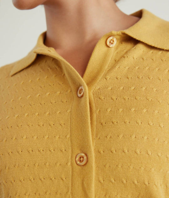 Known Supply Antiqua Cardigan Yellow XLarge 3