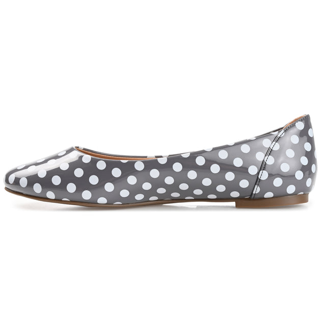 Journee Collection Kavn Ballet Flats Grey US 6 3