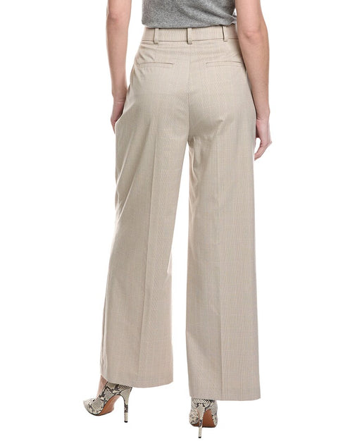 Kenneth Cole Pantalon taille haute et jambe large Beige US 8 3