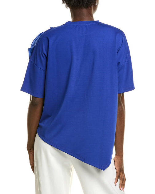 Gracia Flower T-Shirt Blue Small 3