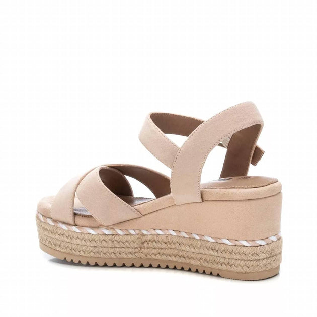Xti Wedge Sandals Beige US 10 3