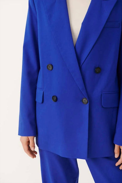 Part Two Sonjas Zweireihiger Blazer Blau US 2 4