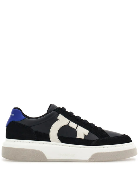 Salvatore Ferragamo Ferragamo Gancini Panelled Leather