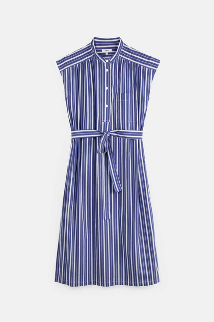 Suncoo Cara Shirt Dress Blue Small 3