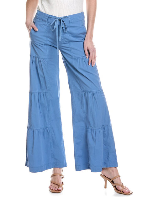 XCVI Hose mit weitem Bein Blau Small 2