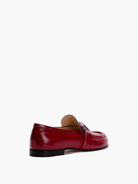 Proenza Schouler Monogram Loafer Red 36 4