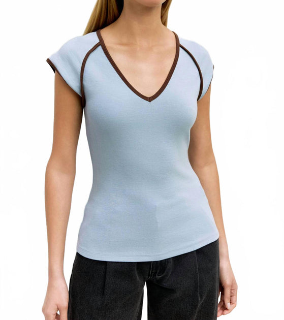 MOD REF Patricia Vintage Raglan Knit Top Multi Small 2