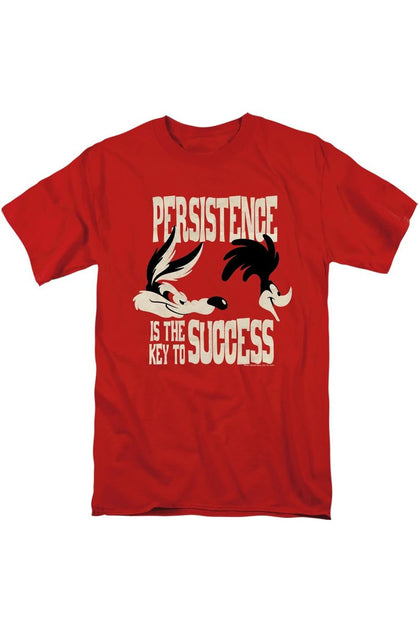Gildan Looney Tunes Persistence Short Sleeve Tee Red Small 2