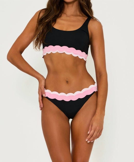 Beach Riot Fay Scalloped Bottom Multi XSmall 4