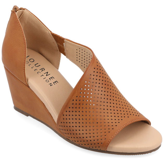 Journee Collection Aretha Wedge Blue US 10 2