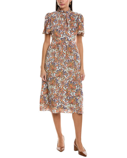 Julia Jordan Midikleid Blau US 4 2