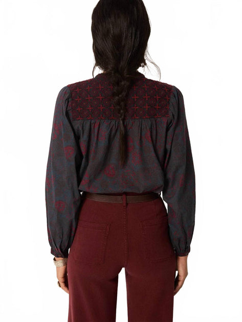 Maison Hotel Charlotte Blouse Blue XLarge 4
