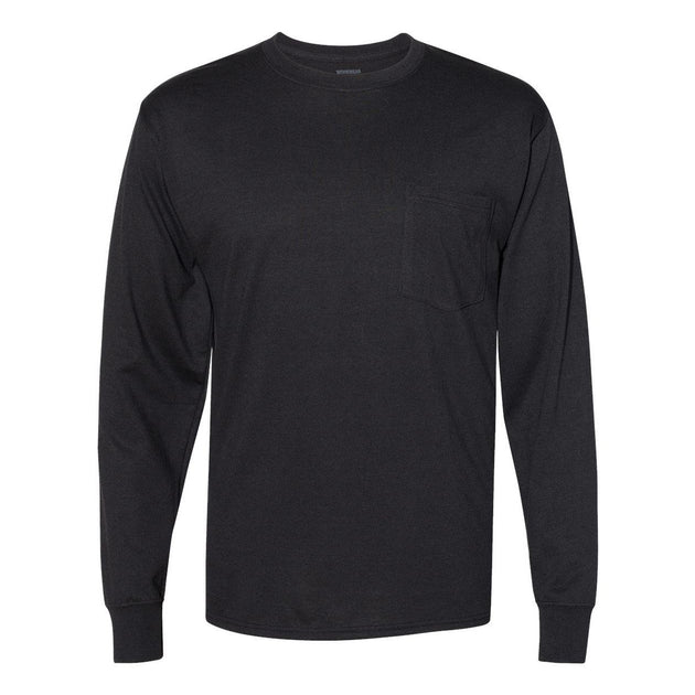 Hanes Workwear Pocket T-Shirt Black XL 2