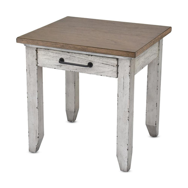 Steve Silver Bear Creek End Table Ivory 2