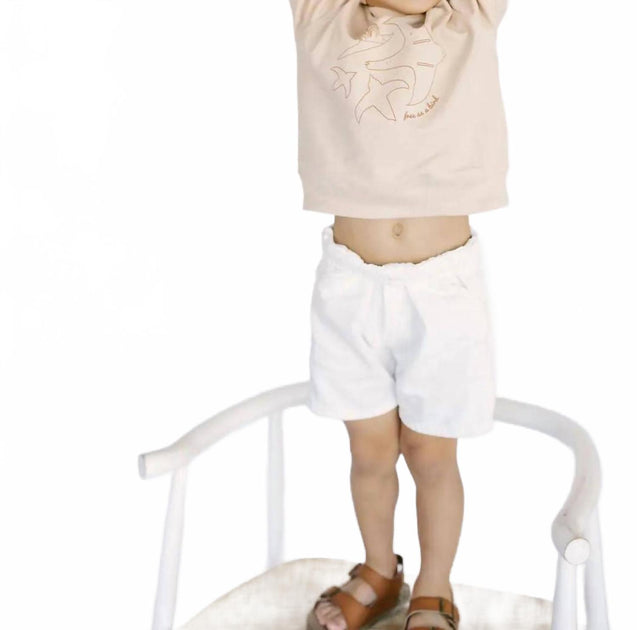Polished Prints Organic Sweatshirt Beige US 6 2