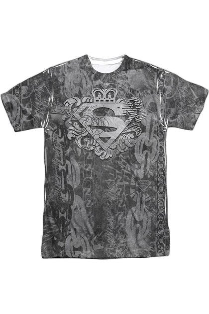 Gildan Superman Unchain The King T-Shirt Grey XL 2