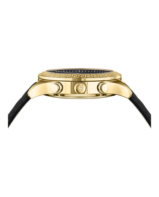 Versace Greca Chrono Watch Gold White 4