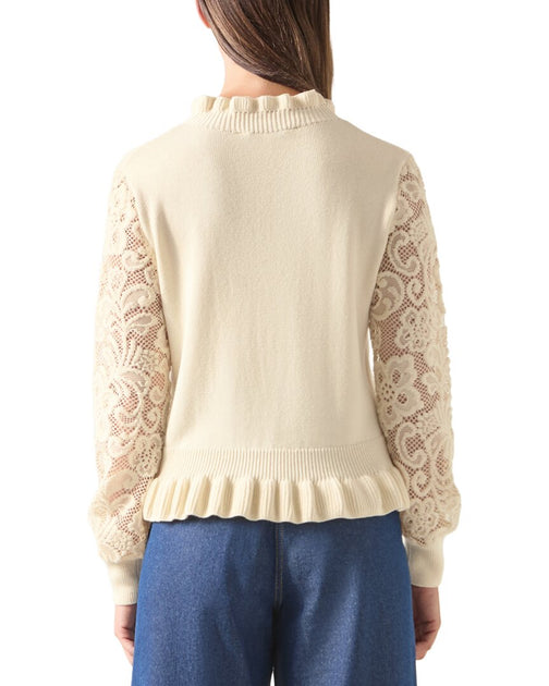LK Bennett Viv Wool-Blend Jumper Beige XS 3