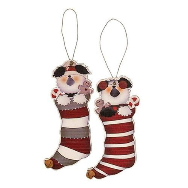 Hivvago Welpen Jingle Bell Strumpf Anhänger 2 Sortiert 2