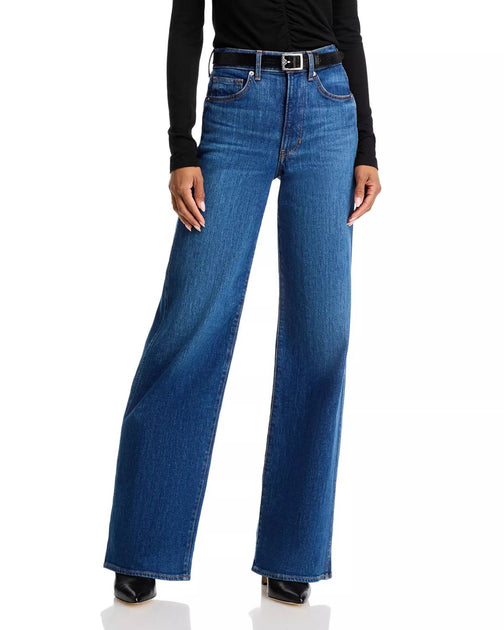 Veronica Beard Taylor High Rise Wide Leg Jeans Blue 31 2