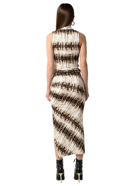Tart Collections Arden Sleeveless Dress Brown Large 3