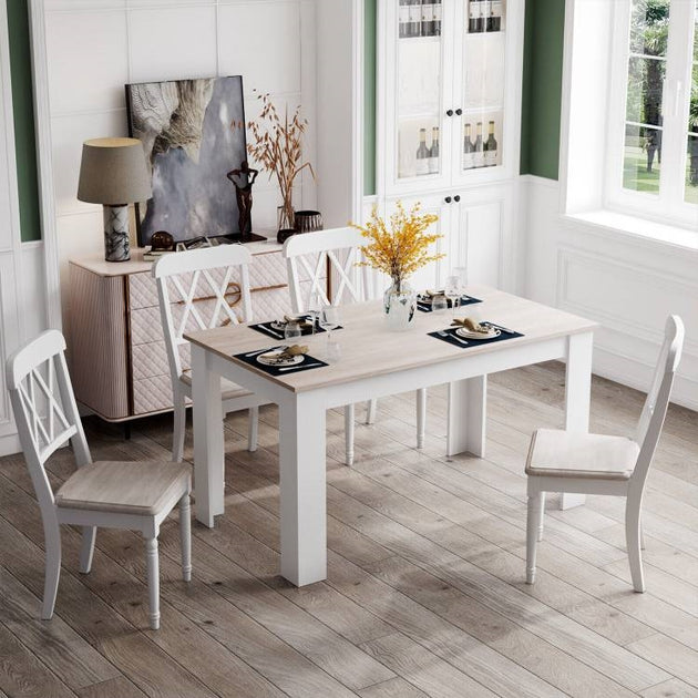 Hivvago 47-inch Dining Table White 2