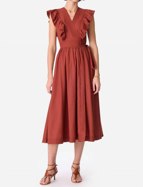 Vanessa Bruno Ermione Kleid Rot EU 42 2