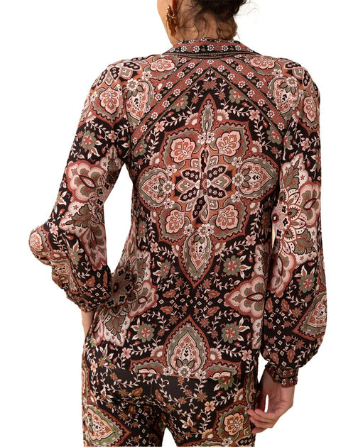 Hale Bob Braelynn Silk Top Multi Small 3