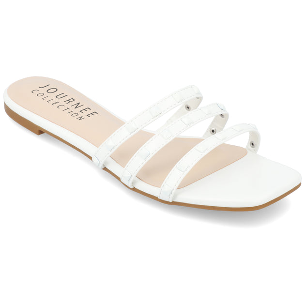 Journee Collection Camarie Sandal White US 9 2