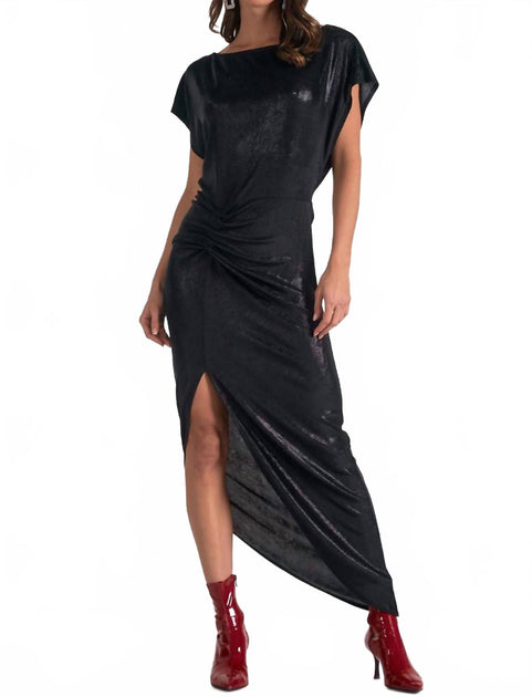 black roxy dress In Layered this dress is ruched The power of the COLOR:As Photo(Blue)