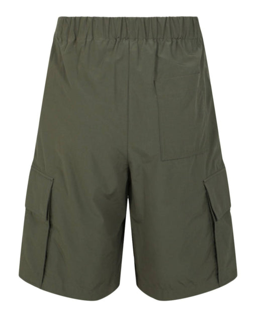 Off-White Men's Industrial Belt Cargo Shorts Green Large 3