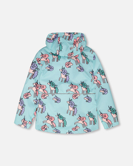 Deux par Deux 3-in-1 Two-Piece Outerwear Set Blue US 8 4