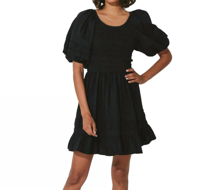 Cleobella Stasia Minikleid Schwarz Large 2