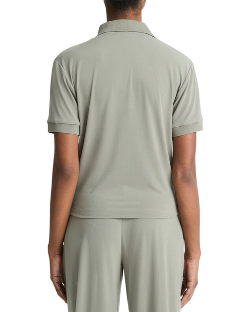 Vince Polo Shirt Green Medium 3