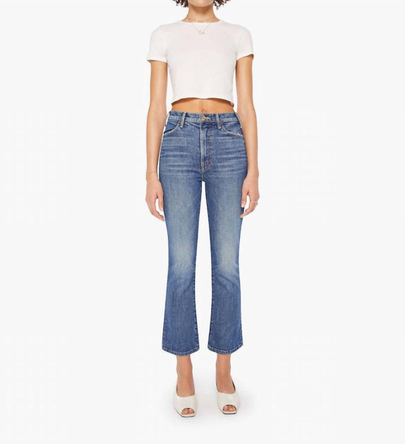 Mother Hustler Ankle Jeans Blue 31 2