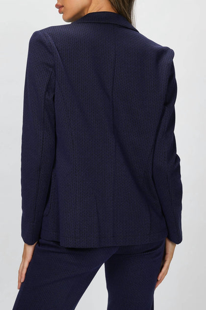 6397 Fitted Blazer Blue Small 3