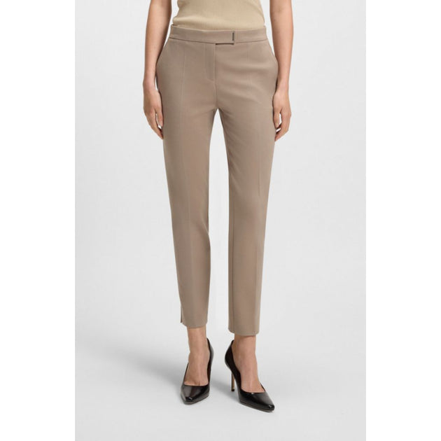 Boss Punto Milano Cropped Hose Braun US 12 4