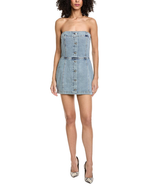 Amanda Uprichard Scorpio Skort Romper Blue Small 2