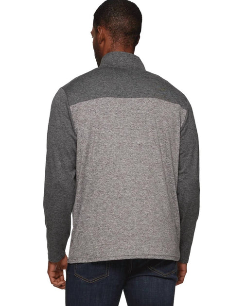 Flags & Anthem Madeflex Stretch Zip Up Pullover Shirt Grey Small 3