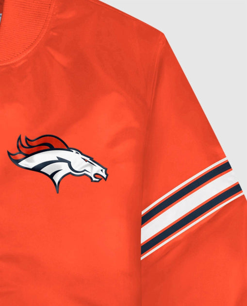 Starter Denver Broncos Varsity Jacket Orange XL 4