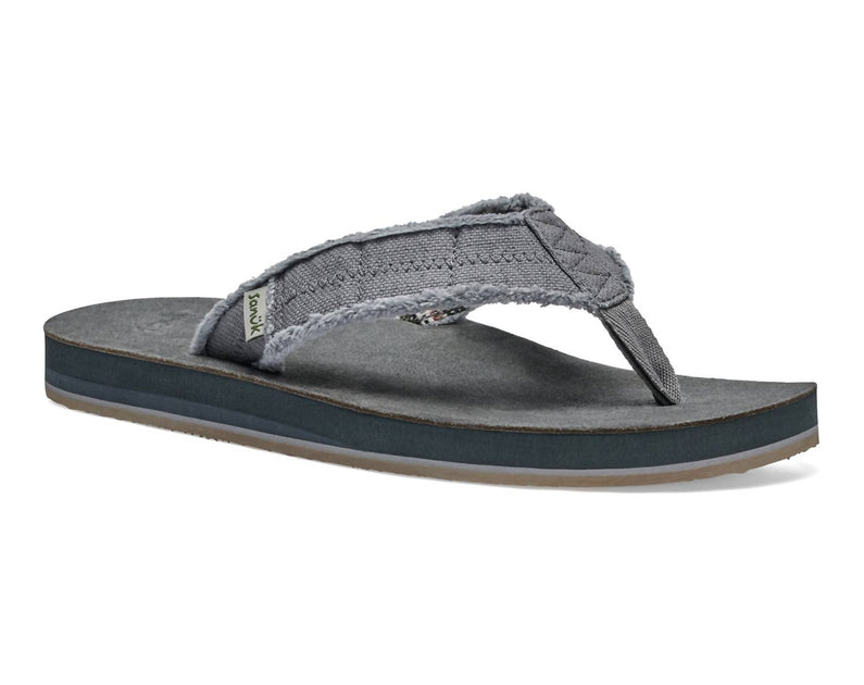 Sanuk Fraid Not Sandal Grey US 10 2