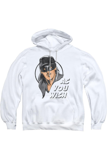 Gildan Princess Bride As You Wish Hoodie White Small 2