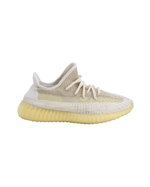 yeezy Adidas Boost 350 V2 Low Top Sneakers In Cream Prime Knit Polyester