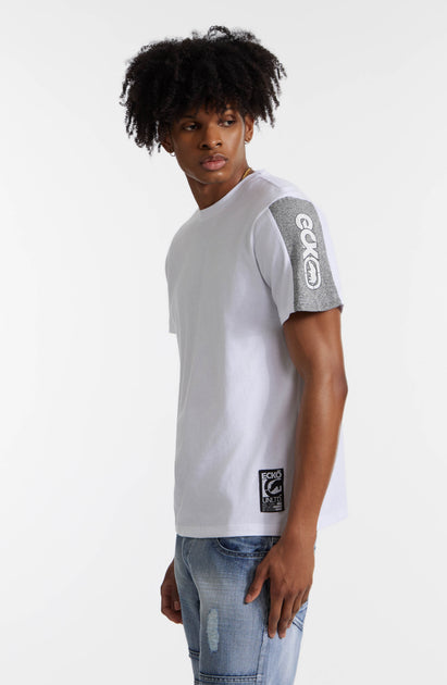 Ecko Unltd. Contrast Knit Tee White XL 4