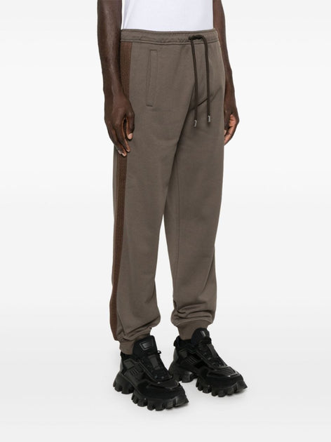 Lanvin Tapered Leg Trousers Taupe Brown Large 4