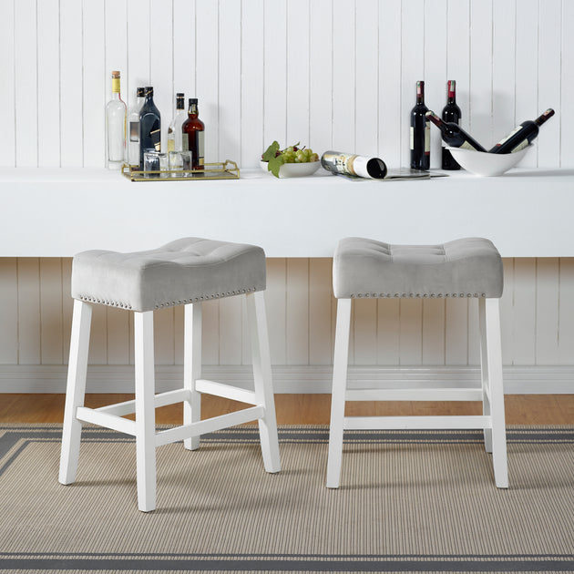 Streamdale Morovo Counter Stool White 2